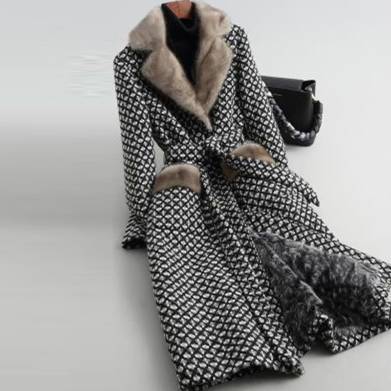 Sewing Tweed - Yapay Kürk Çim Kadın Kışlık Giyim