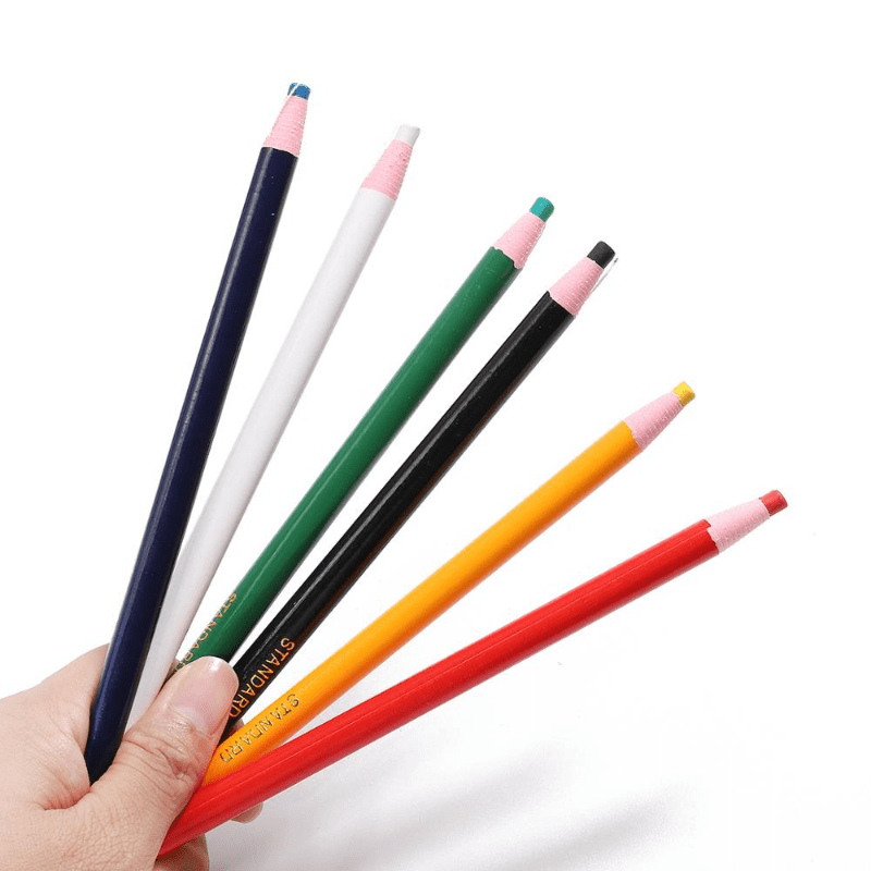 Tailor Chalk Marker - Kesimsiz Dikiş Ustası Tebeşir Kalemleri Kumaş