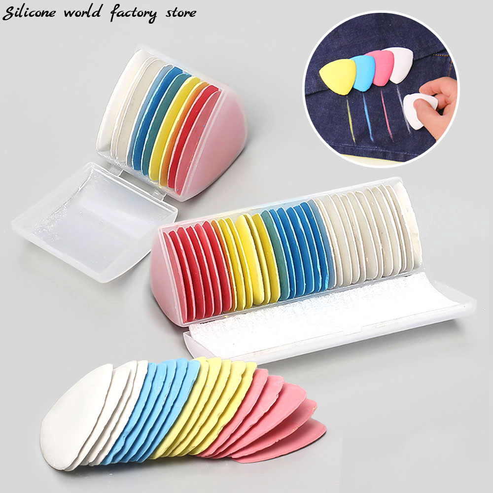Tailor Chalk Marker - Silikon Dünya 10/30 adet/takım Renkli Terzi
