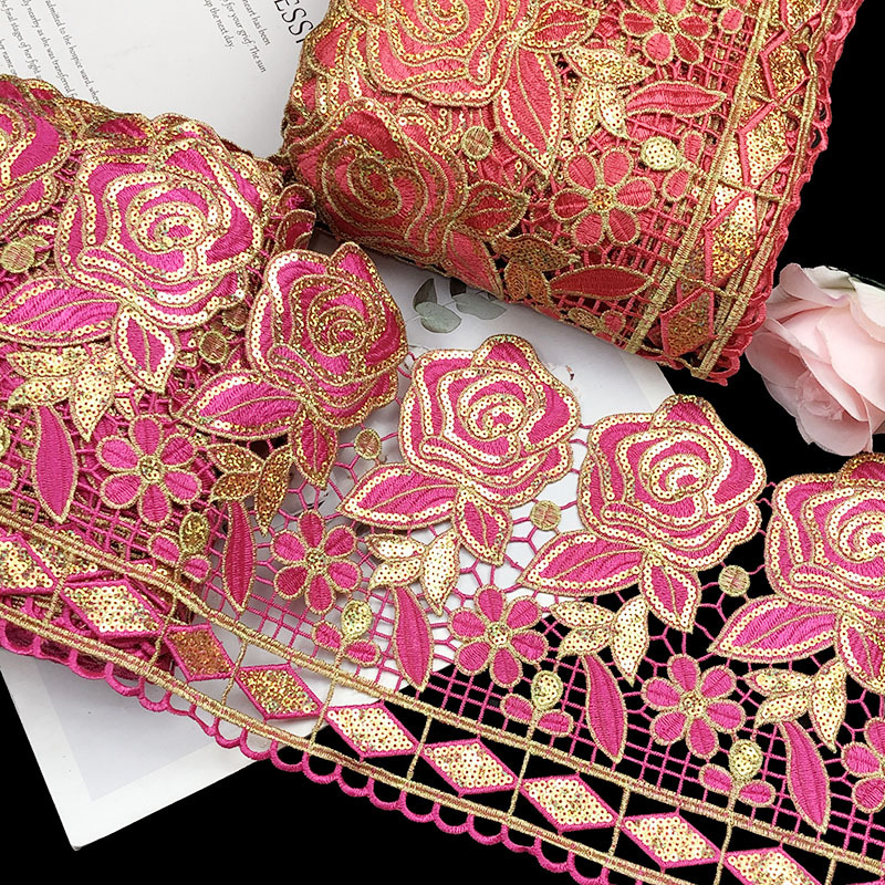 Textile And Sewing Supply - 3 metre 19.5 cm Genişliğinde Zarif