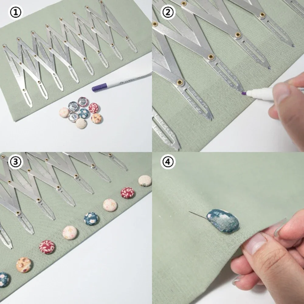 Sewing Gauge Ruler - Genişleyen Ölçer Dikiş Aksesuarları Sıvı Dikiş