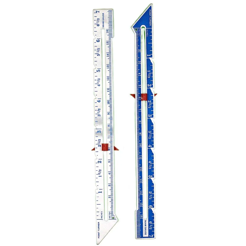 Sewing Gauge Ruler - 1 adet kapitone cetvel alüminyum dikiş