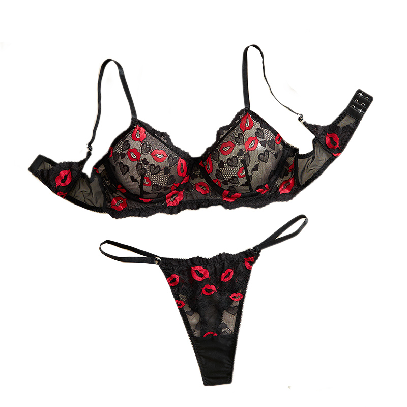 Sewing Nylon - Şeffaf Dantel İç Çamaşırı Seksi Lingerie