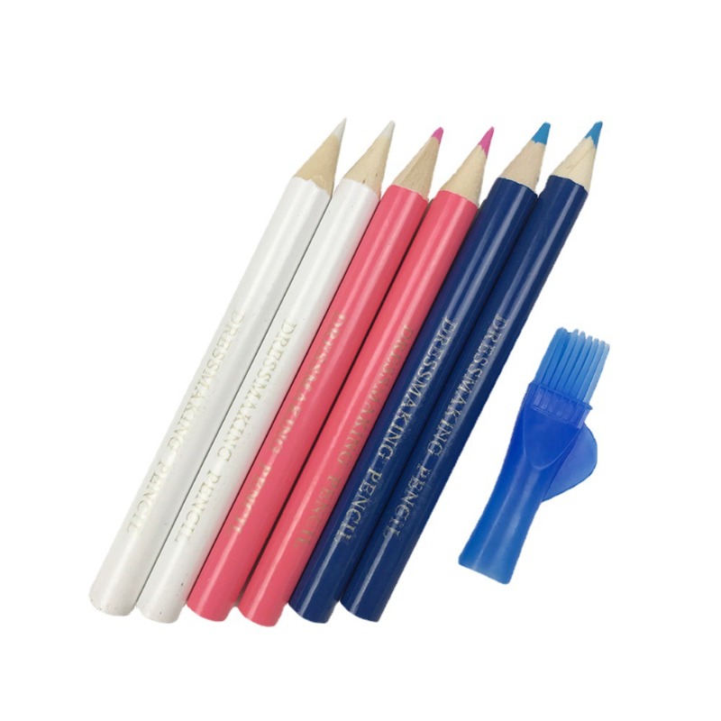 Tailor Chalk Marker - 3/6 adet suda çözünebilir kumaş kalemleri