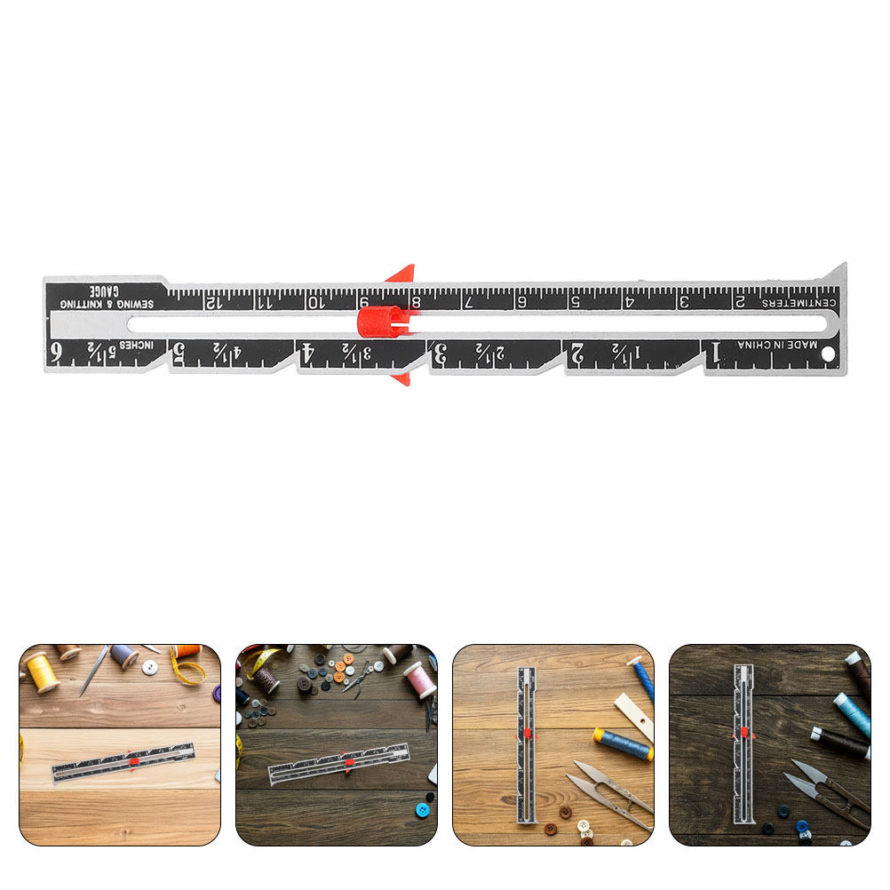 Sewing Gauge Ruler - 8 Parçalı Taşınabilir Kapitone Cetvel Seti,