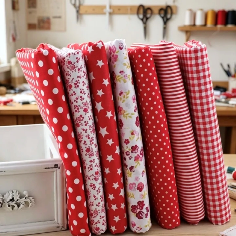 Canlı 7 Renkli Patchwork Pamuk - Textile And Sewing Supply incelemesi ve fiyatı