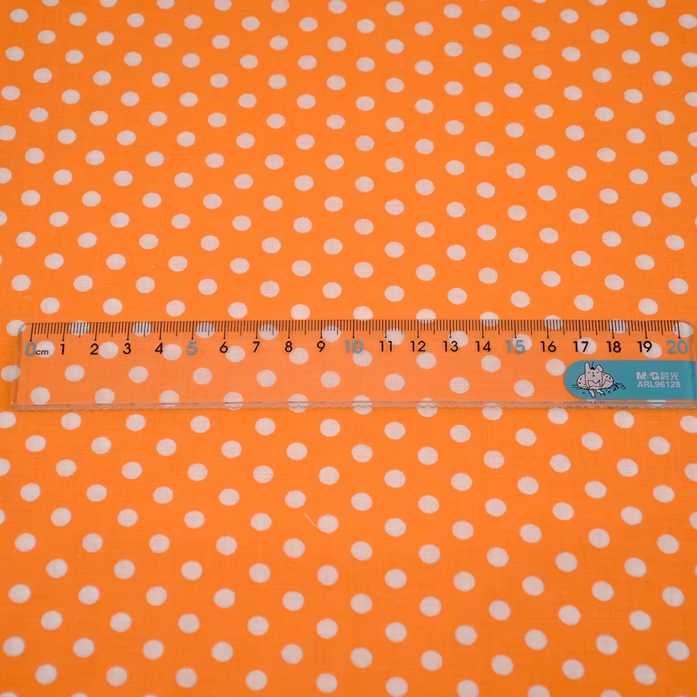 50X150CM beyaz turuncu Polka D - Sewing In Textile incelemesi ve fiyatı