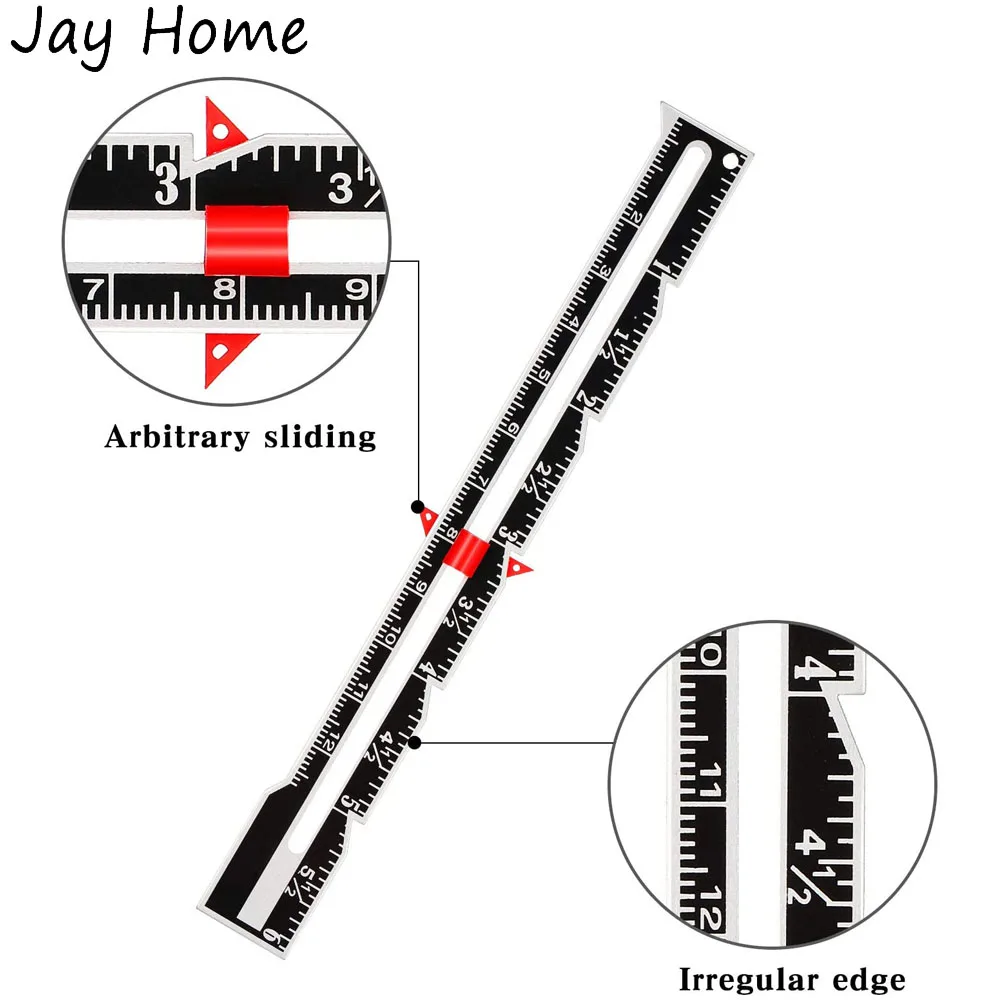 2/4 adet sürgülü ölçer dikiş ö - Sewing Gauge Ruler incelemesi ve fiyatı