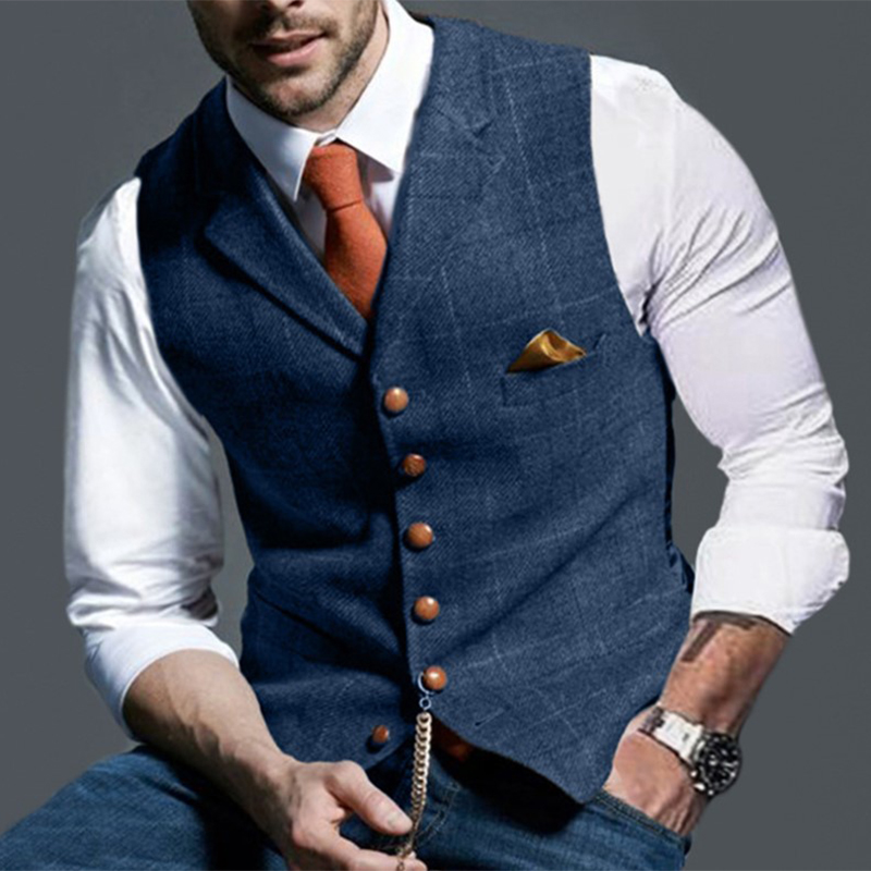 Moda erkek Yelekler Yaka Tüvit - Sewing Tweed incelemesi ve fiyatı