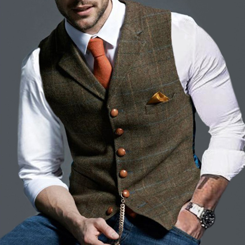 Moda erkek Yelekler Yaka Tüvit - Sewing Tweed incelemesi ve fiyatı