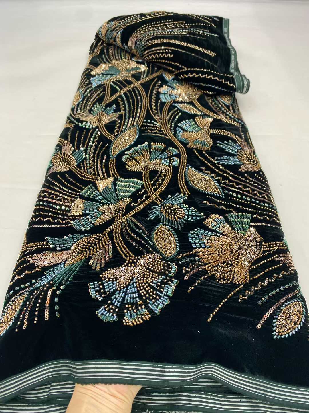 2026 Yeni Gelen Afrika Kadife  - Sewing Velvet Fabric incelemesi ve fiyatı