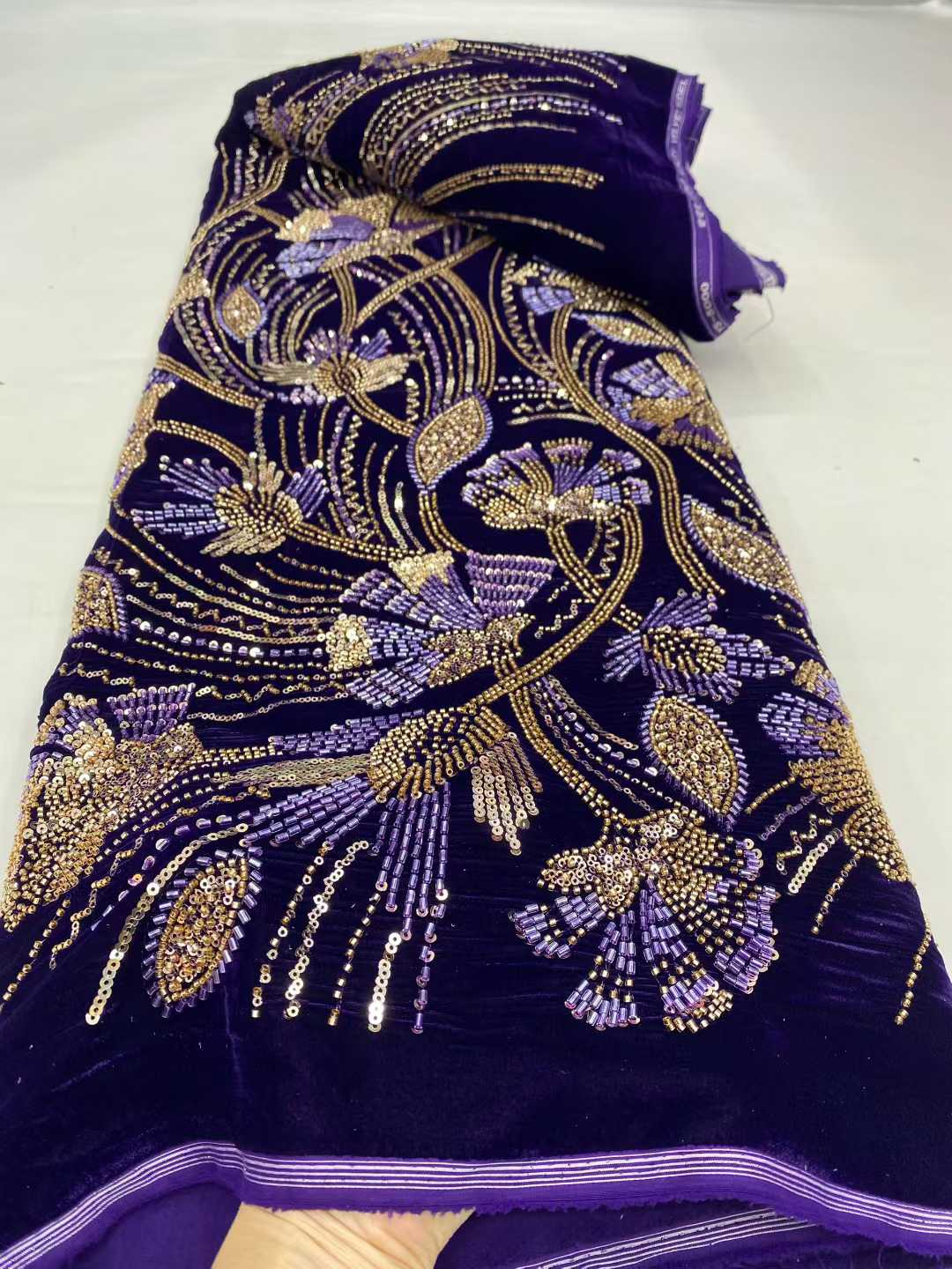 2026 Yeni Gelen Afrika Kadife  - Sewing Velvet Fabric incelemesi ve fiyatı