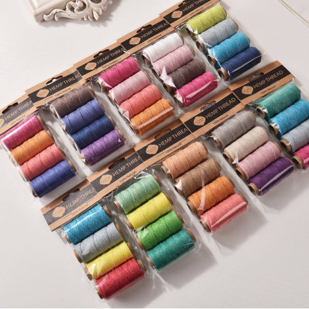 4 adet Renkli Kenevir Mumlu İp - Textile And Sewing Supply incelemesi ve fiyatı