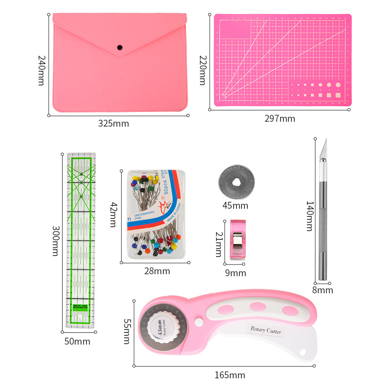 Döner Kesici Seti Pembe - Kapi - Rotary Cutter Fabric incelemesi ve fiyatı